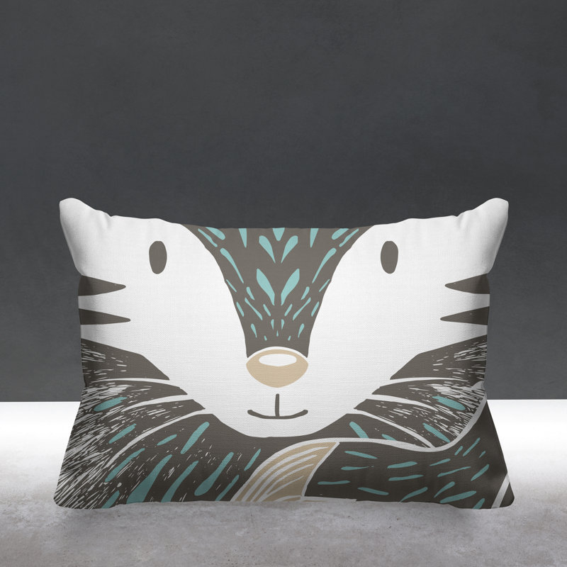 Coussin décoratif d'intérieur Foxy Woodland, Taupe