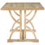 Table de salle à manger rétro avec 4 chaises et 1 banc en bois naturel-1196060788