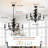 Furiel 6 - Light Steel Dimmable Classic/Tradition Chandelier-996633840