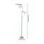 163cm Polished Torchiere Floor Lamp with USB and Outlet