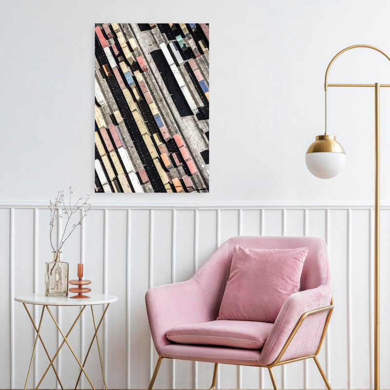 Art contemporain, art contemporain abstrait, H 24 po x l 16 po