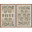 Motif Bazar Diptyque - ensemble de 2 reproductions de cadres photo-51879236