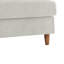 Fauteuil rembourré en velours côtelé gris sel de mer Seemab-105301085