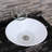 Ceramic Round Above Counter White Bathroom Sink Art Basin