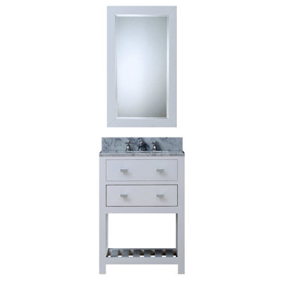 Madalyn 24" Single Bathroom Vanity Set with Mirror