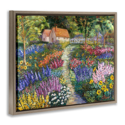 " Floral Cottage Gardens " by Alexi Fine