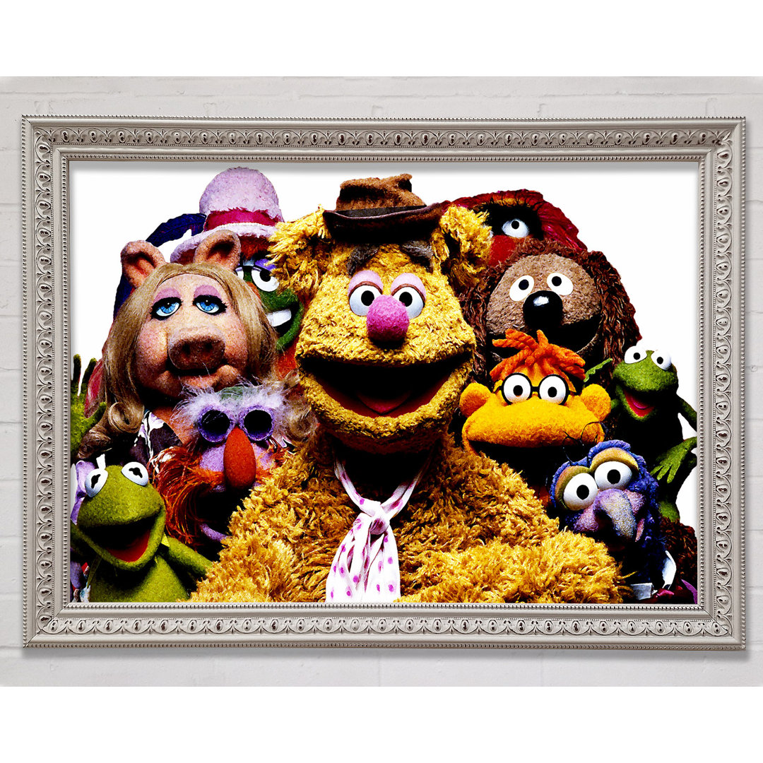 Die Muppets Crew Retro 1970er Jahre - Einzelne Bilderrahmen Kunstdrucke