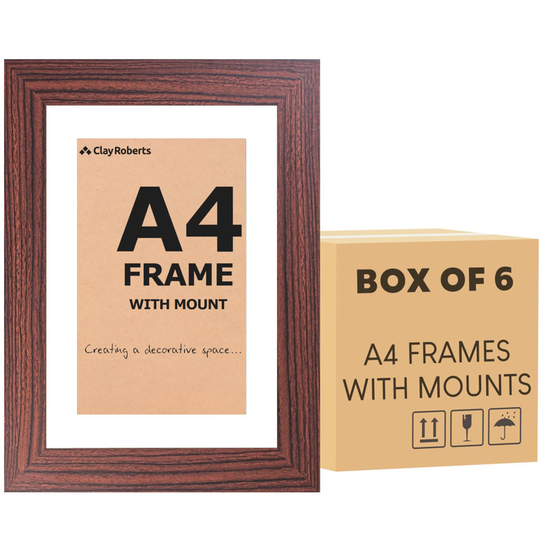 Single Picture Frame - Frames Included: 6, Brown
