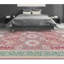 Hand-Knotted High-Quality Rust and Green Area Rug