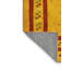 Tapis contemporains jaunes lavables à la machine 2796-1193466768