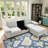 Modern L-Shaped Sectional Sofa With Ottoman, Comfy Deep Seat And Hidden Storage, Perfect For Living Room And Apartment-1619196179