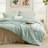 Bedsure Full Size Comforter Set - 7 Pieces Olive Green Full Bedding Set for All Seasons, Boho Contrasting Design Bed in a Bag with Comforter, Sheets, Pillowcases & Shams-110364985-105522623