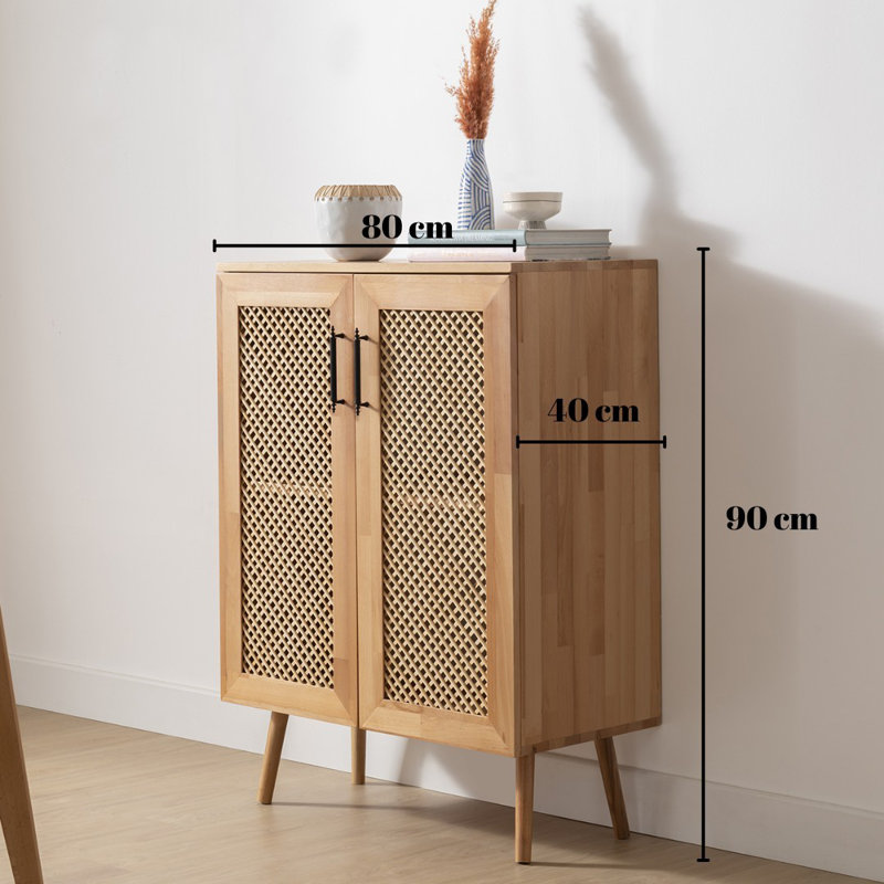 Matilda 90cm Solid Wood Console Table