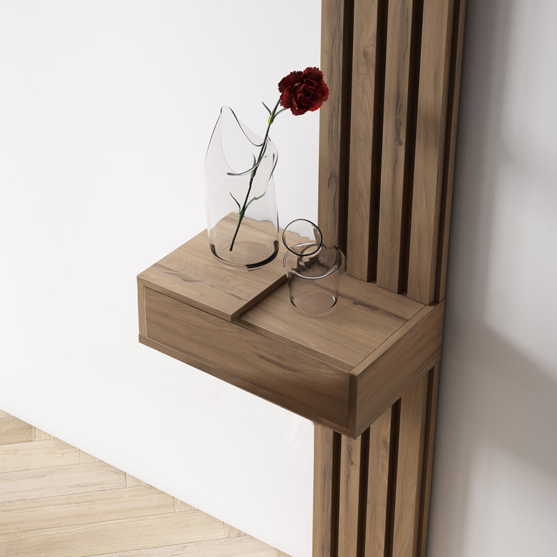 Myrone Floating Shelf, Walnut