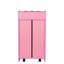 Meuble de beauté rose spacieux avec 2 tiroirs et 1 intérieur moderne pour - &