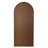 Arch Natural Raffia Designer Floor Mirror
