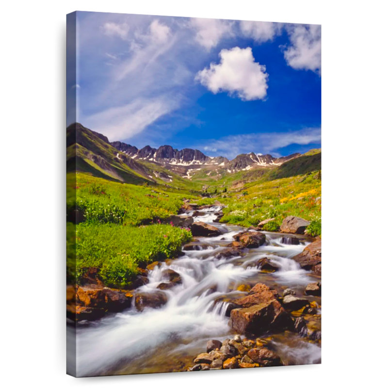 Alvord Alpine Meadow Stream, 24" H x 16" W