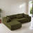 108" Wide Left Hand Facing Sofa & Chaise-261178495