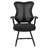 Designer Mesh Sled Base Side Reception Chair with Adjustable Arms