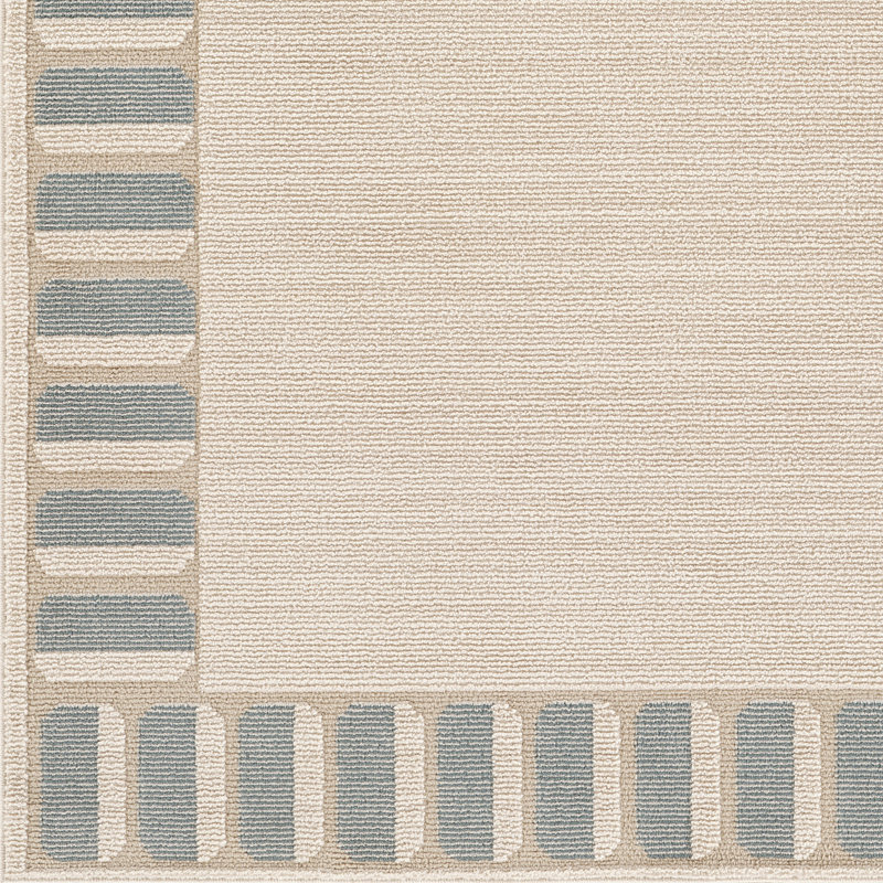 Surya Area Rug, Off-White,Beige,Blue,Medium Gray, Rectangle 200 x 275 cm