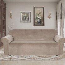 LIGHT BROWN SOLITAIRE SOFA COVER SET FOR HOME FURNISHING-PANIPSC001LB –