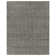 Woven Earth Wool Geometric Area Rug in Charcoal