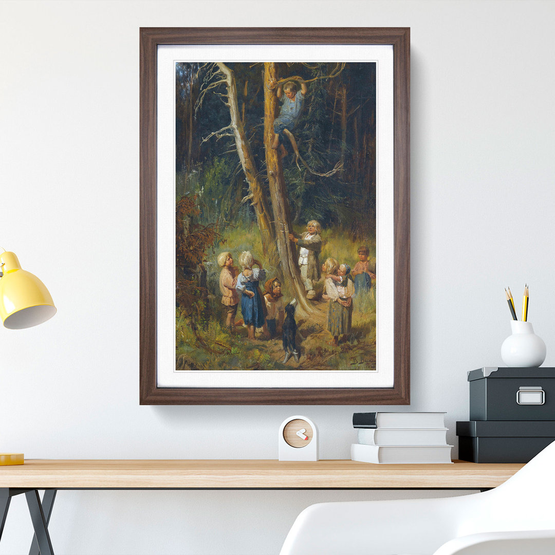 Children in a Forest by Viktor Vasnetsov - Picture Frame Painting