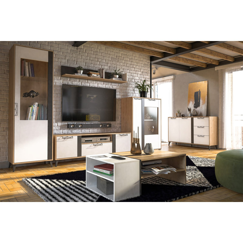 Nasibe China 1-Door Cabinet, Right
