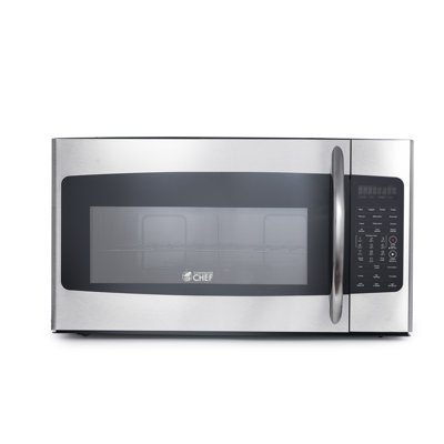 Commercial Chef 1.7 Cu. Ft. Over-The-Range Convection Microwave Oven, 1000 Watt Microwave with 10 Power Levels