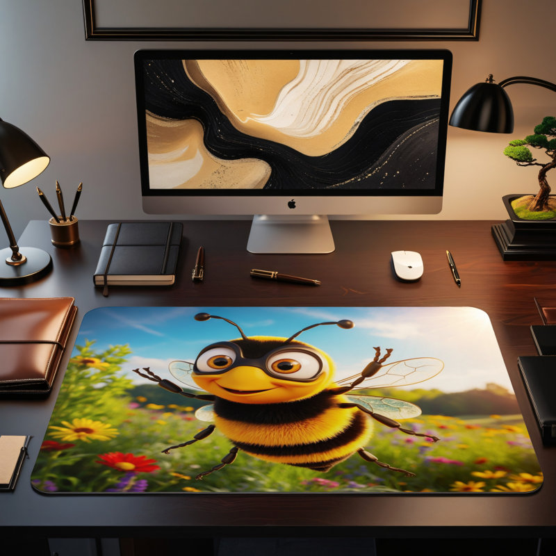 Polyester Desk Pad, 14.4x12.1