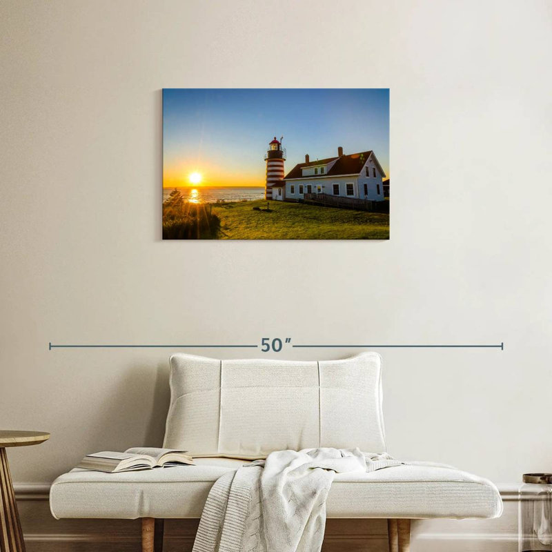 Phare Aletra West Quoddy, H 20 po x l 30 po