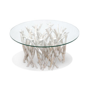 Glass Top Single Coffee Table
