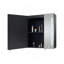 Surface de l'armoire à pharmacie 30X26 pouces à DEL noir, désembueur, antibuée, luminosité variable