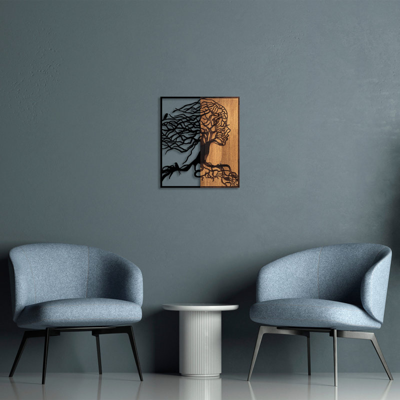 Décoration murale en bois