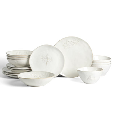Service de table 32 pièces en grès Stone Lain Arctic