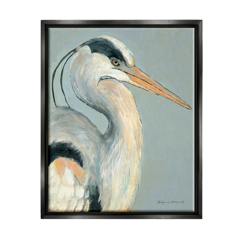 «Egret Bird Wildlife Animal Portrait Floater» par Stephanie Workman Marrott, H 31 po x l 25 po x P 1,7 po