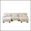 Luxueux canapé surdimensionné en forme de U pour le salon, confort ultime et expérience d'assise spacieuse-1024175001