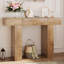 Console de 47 po de long avec tiroir, canapé rectangulaire en bois derrière le canapé-1430555716