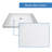 Lumen 42" x 74.75" Rectangle Hinged Shower Enclosure with Base Included Clear Glass-38819450-38819451