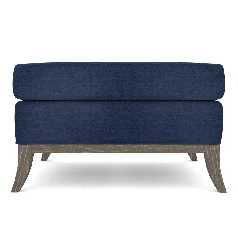 Fisher Ottoman, Navada Blue, Hampton