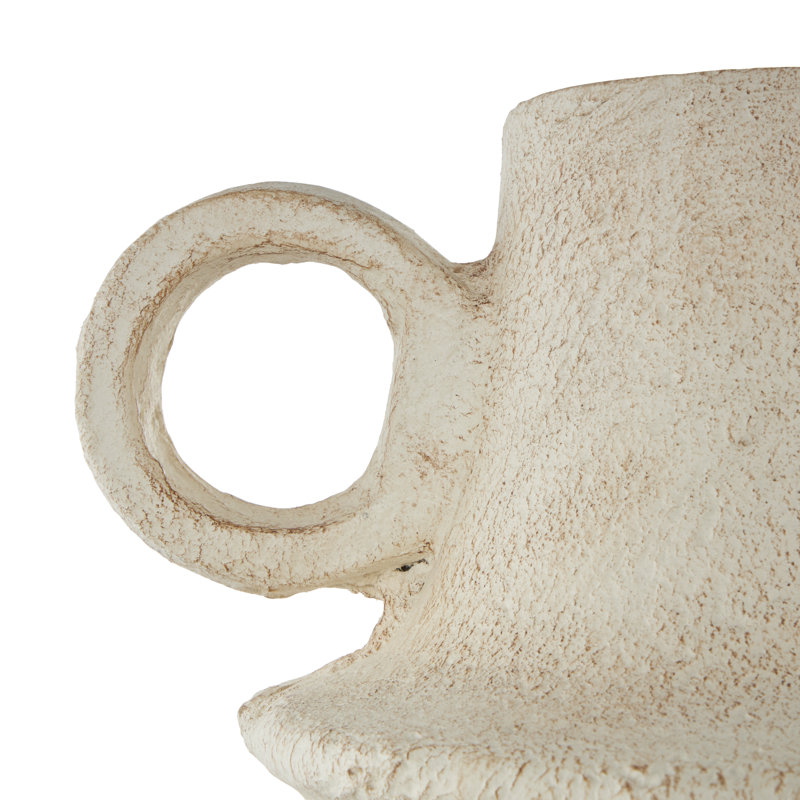 Paper Mache Table Vase, 15.25" H x 9.85" W x 9.9" D