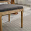 Ensemble de 2 chaises de salle à manger, chaises à décor français, chaises Louis avec dossier carré et cadre en bois massif magnifiquement sculpté-1285483873