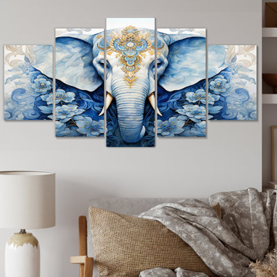 " Hinduisim Elephant Majesty " 5 - Pieces