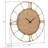 Striegel Open Frame Metal Round Wall Clock