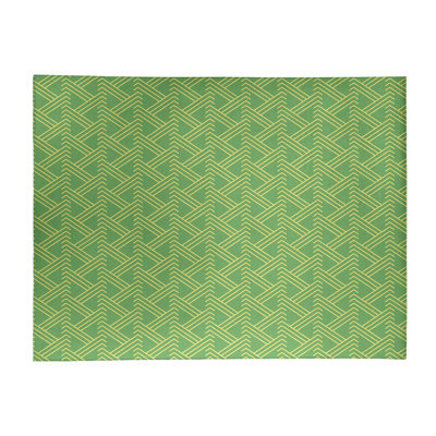 Chenille Geometric Indoor Rug