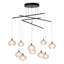 Ume 10-Light Mobile Pendant - Modern Brass - Long Overall Height-1557206182-1557206229