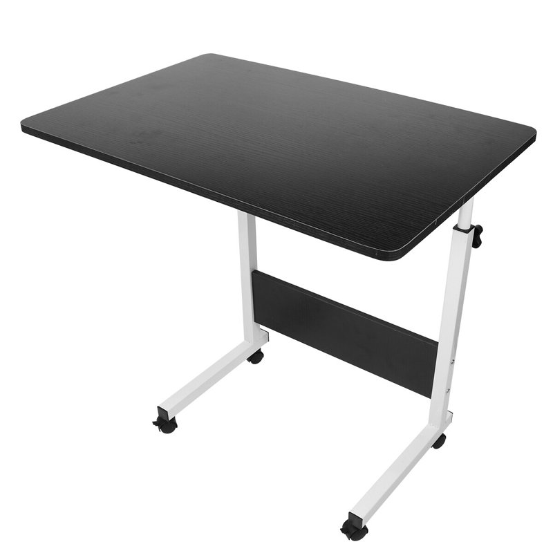 Teneile Adjustable Metal Base Drafting Table, Black