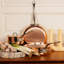 Mauviel M'150 S 2-Piece Copper Frying Pan Set With Cast Stainless Steel Handles