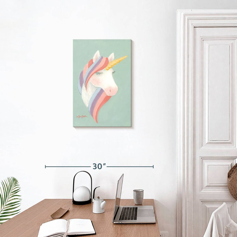Brampt Pastel Unicorn, 24" H x 16" W