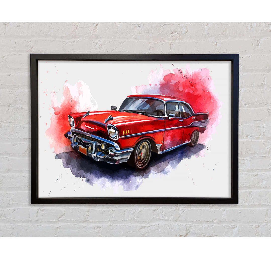 American Classic 7 - Einzelner Bilderrahmen Kunstdrucke auf Leinwand